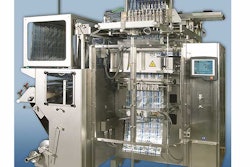 Hassia Redatron's Model Si500 ten-lane, four-sided sachet machine.