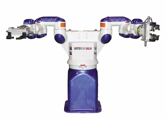 Yaskawa dual online arm robot