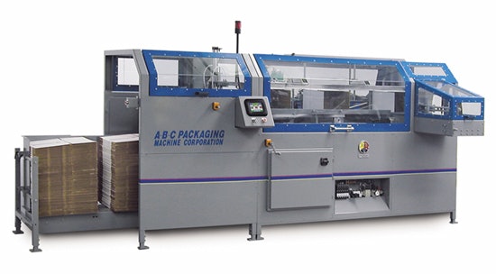 A B C Packaging Machine Corp. Case erector From A B C Packaging
