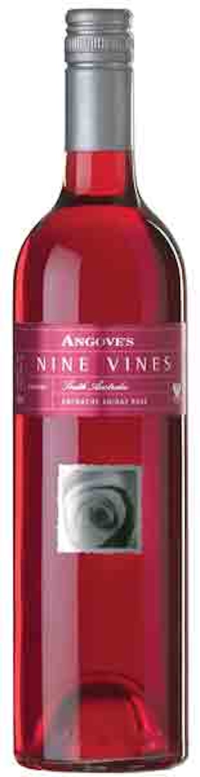 Pw 8523 Nine Vines Rose Bottle