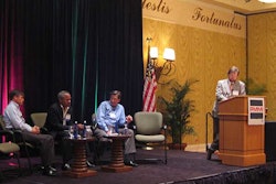 MarketTrends panelists (left to right) Jay Gehring, VP R&D Packaging for Frito Lay; Ivor Barrett, Manager, Packaging Technology