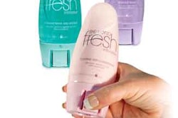 DISPENSING ACTUATOR. Lake Consumer Products' line of three colorful Beyond Fresh Intimates feminine hygiene products are sold in