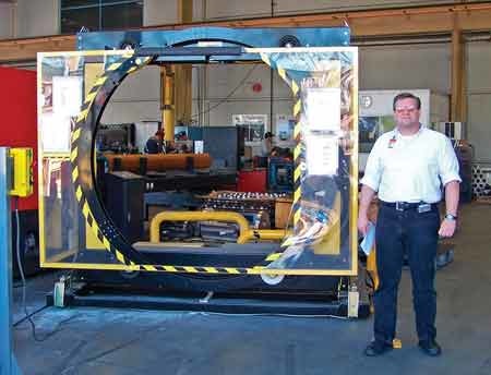 stretch wrapping machine