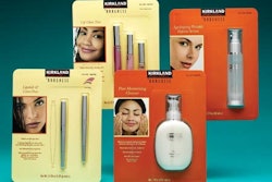 MATERIALS AYED. Costco's private label line of upscale cosmetics replaces vinyl clamshells with paperboard and RPET blisters th