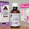 Sample packs. AccuDial's liquid OTC cough and cold pediatric med bottles include a two-part rotating label, plastic-packed dosin
