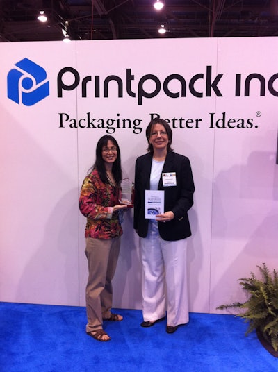 Lisa Preston, Manager, Marketing Communications; Printpack Inc. + Christine Smallwood, business development, Packaging World/Pac