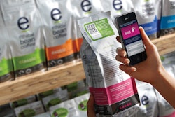 Taking a picture of a bar code.