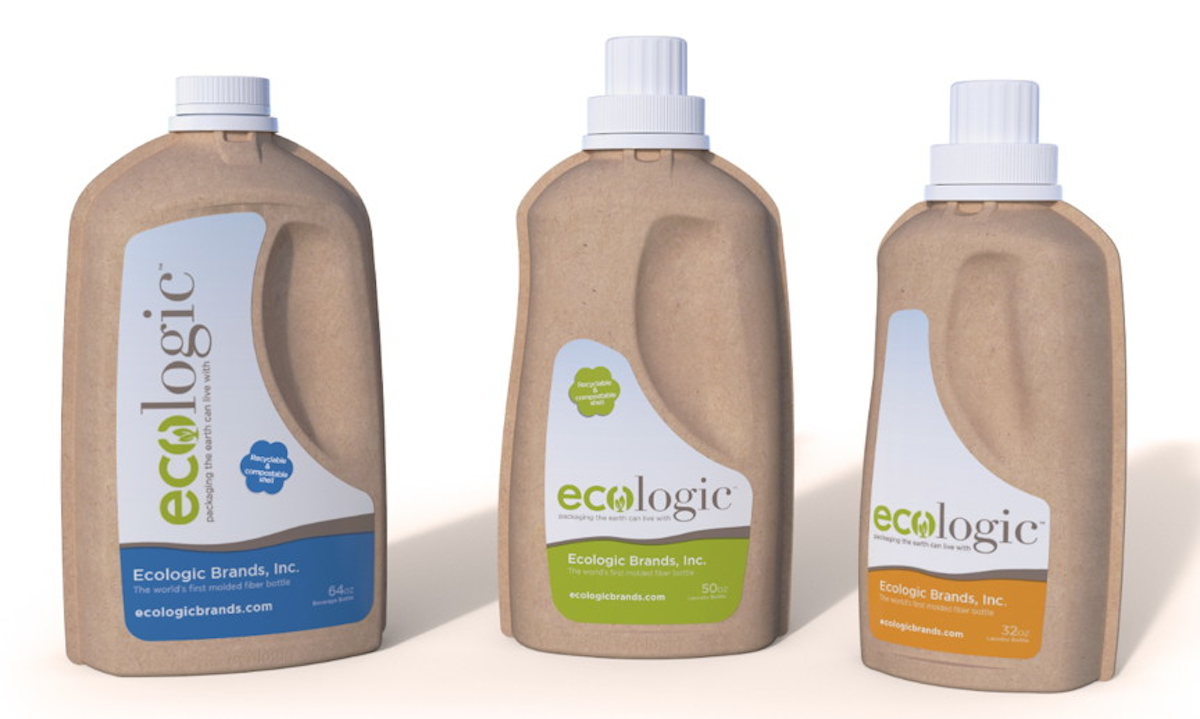 Ecologic Brands, Inc Ecofriendly moldedfiber bottles From EcoLogic