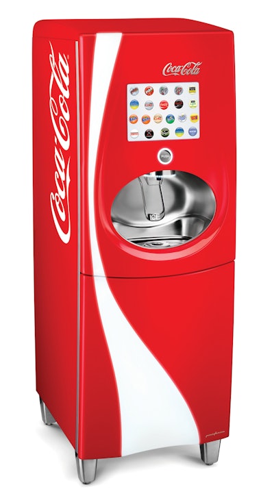 Coca-Cola’s freestyle machine features more than 100 different beverage options.