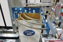 Close-up of the WF30 case erector, available with tape or glue-bottom sealing.