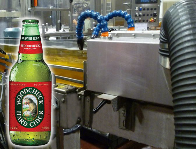 Air blower greatly enhances labeling efficiency.