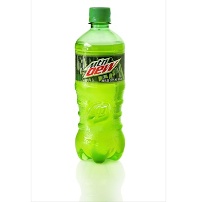 Mountain Dew, Soft Drink, Various Sizes, 1 Unit