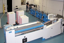 27-ft long right-angle machine, used by Gooding to produce inserts and outserts.