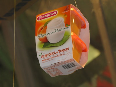 Baby food container from Heinz.