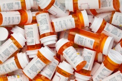 Labeled pill bottles