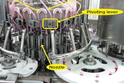 Product is carried through a series of silicon tubes that are especially suitable for products having a high concentration of glucose.