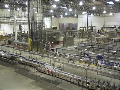 Pepsi Bottling Ventures plant floor in Nampa, Idaho.