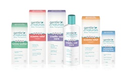 New packaging for Gentle Naturals Baby Therapeutics provides a more pharmaceutical feel.