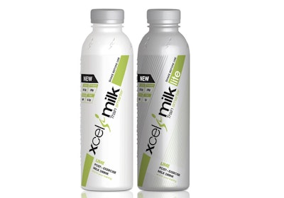 Xcel Milk is packaged in an injection/stretch blow-molded bottle made from rPET.