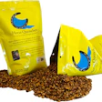 The pouch offers sustainable packaging advantages.