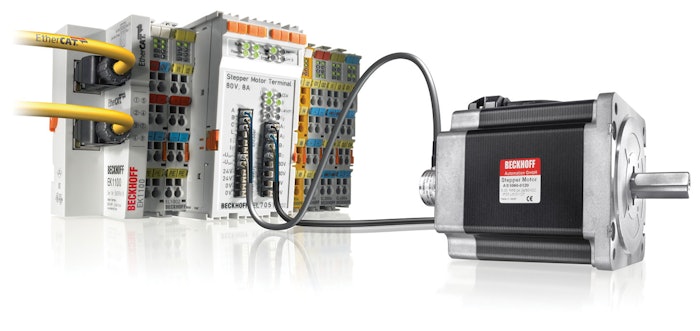 Stepper motor terminals (above) do a good job of controlling the four stepper motors used on the Model Ceflex-21.