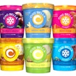 New packaging for Ciao Bella gelato and sorbet offers multiple cues to the consumer on the product type and flavor.