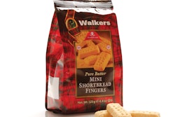 The square pouch format provides excellent point-of-sale display properties for the product.