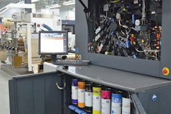 At the heart of the integrated prime/print/finish line is the HP Indigo WS6000 digital press.