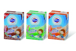 Friesland Campina's Omega brand dairy products in the combibloc XSlim