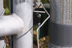 Remote gates can be monitored with wireless switches like the Honeywell Limitless switch t