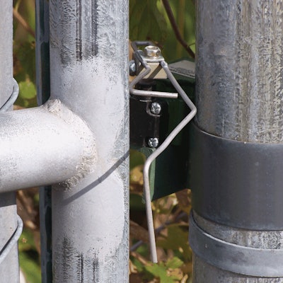 Remote gates can be monitored with wireless switches like the Honeywell Limitless switch t
