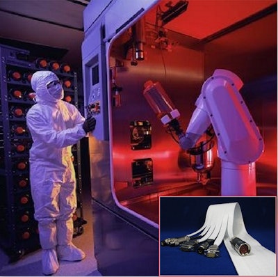 High flex silicone calbes for clean room robots