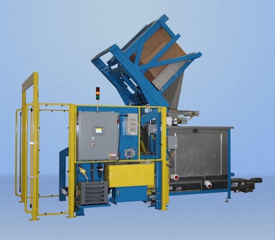 LIFT & SEAL™ container discharging and feeding system