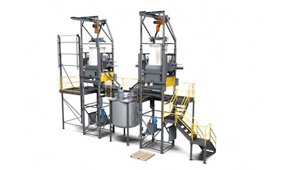 Bulk bag unloader system