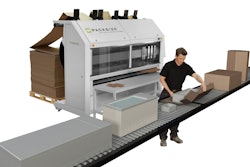 The Packsize EM7 automatic packaging machine.