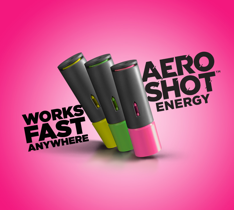 AeroShot on pink