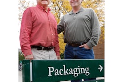 Brian Wagner (right) returned to the MSU campus to visit with his former teacher Bruce Harte and interview him for this story.