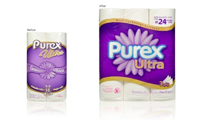 Purex Ultra, before and after
