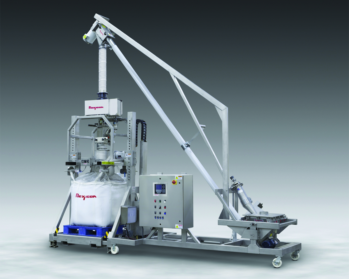 Flexicon Corporation Mobile bulk bag filling system From Flexicon Corporation Packaging World