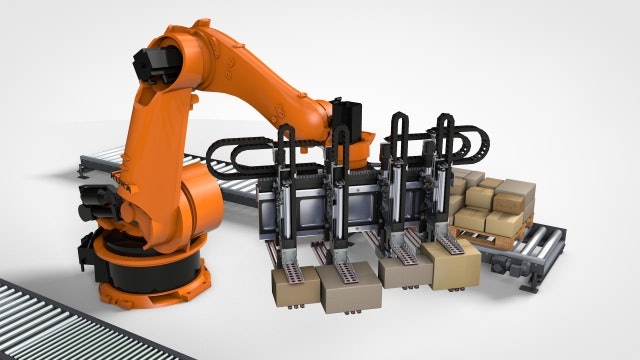 Kuka online palletizing robot