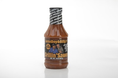 Hot-fill PET container holds 16 oz of barbecue sauce marketed by Old South Foods.