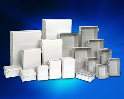 Type 4X enclosures with stainless steel latch