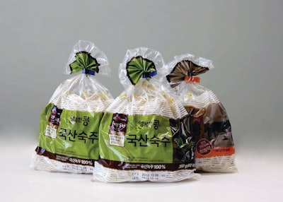 IMPROVED FRESHNESS & SALES. Bean sprouts packaged in the oxygen barrier film bags have yielded prolonged product freshness and increased sales.