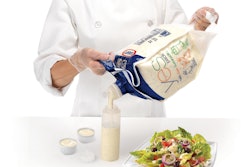 Kraft YES Pack for 1-gal portions of salad dressing used in foodservice institutions received the Highest Achievement Award in the 2013 Flexible Packaging Achievement Awards.