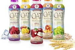 Custom PET bottle for Sneaky Pete's oat beverage.