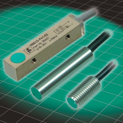 Short barrel and square profile inductive sensors