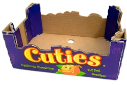 Shelf life and salability all hinge on how well fruit boxes like this protect their content during distribution.