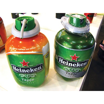 Heineken’s 4-L PET keg is catching on with consumers.