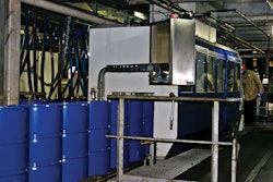 Currently, the system at the Geismar facility is comfortably filling approximately 80 drums per hour per filling machine.