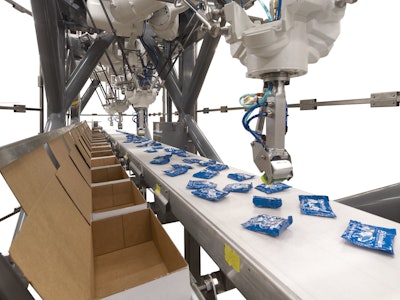 As many as four robots can be integrated into one of Schneider’s RVCL systems, but regardless of the number, each robot controller has integrated within it the hardware and software tools for vision processing.